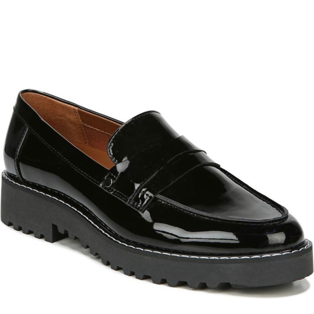 Franco Sarto Patent Leather Loafers 8M